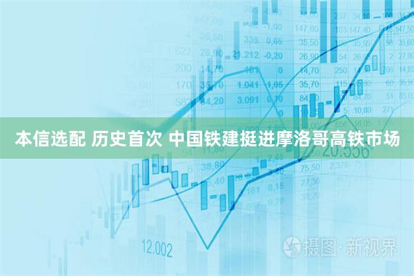 本信选配 历史首次 中国铁建挺进摩洛哥高铁市场